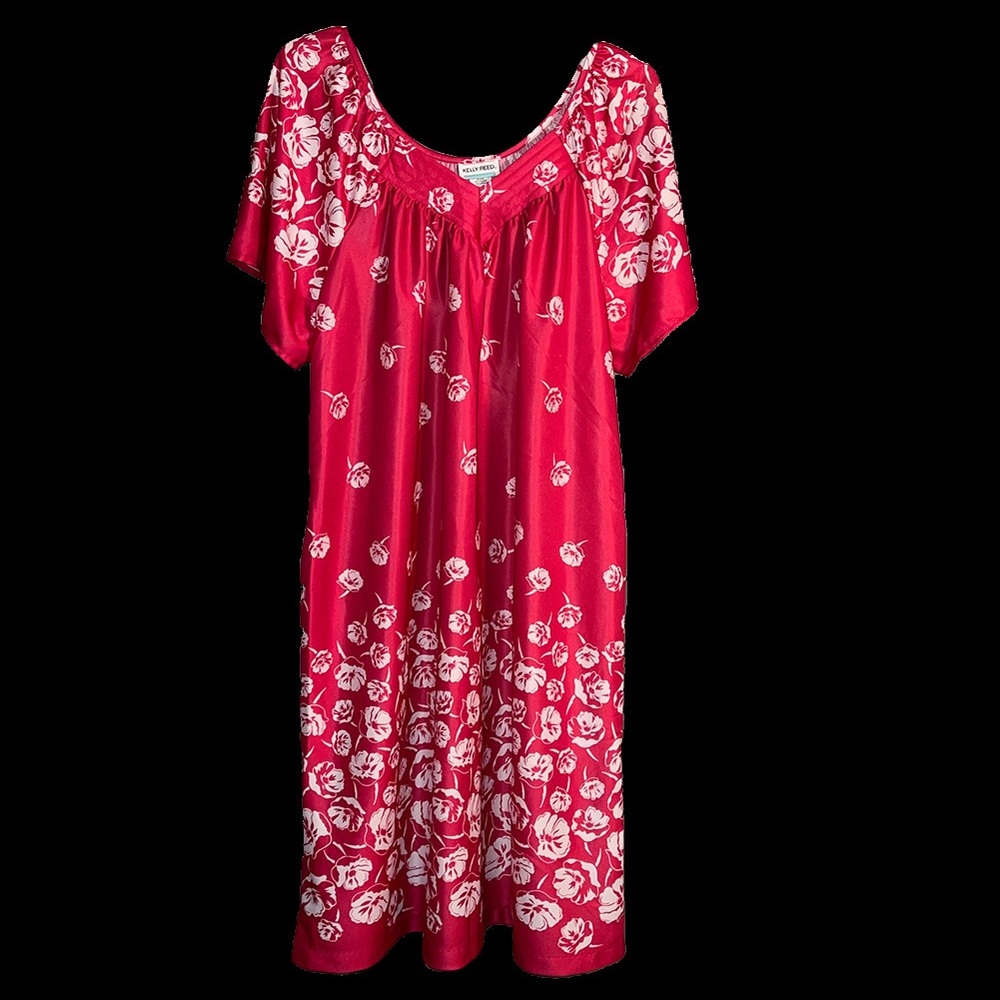 Cool and Bright 100% Polyester Floral Dress